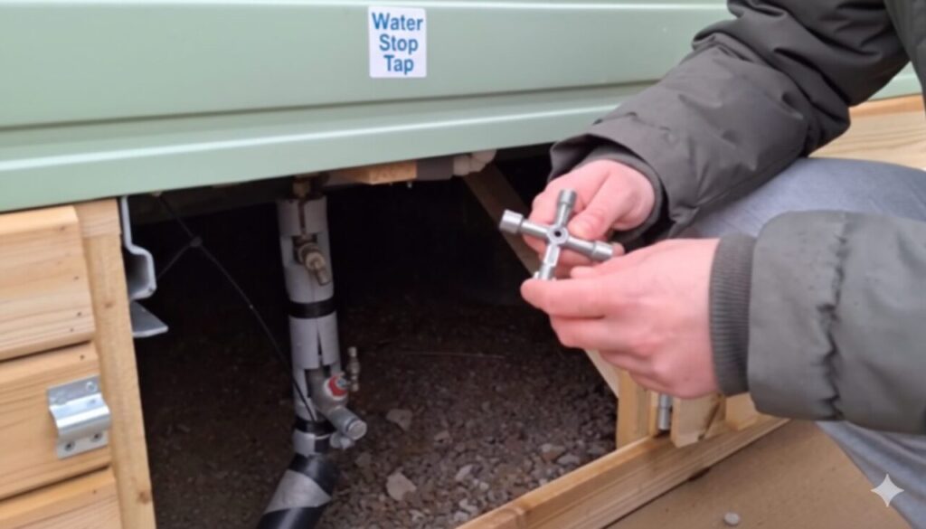 Water left in pipes can freeze and expand, leading to leaks or bursts.